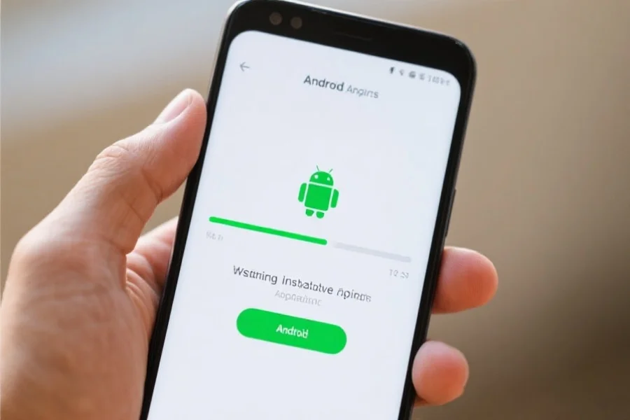安卓手机正在安装天启App