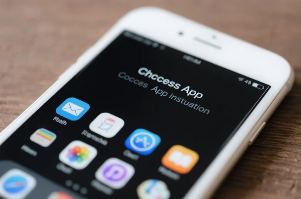 天启App成功安装并运行的智能手机界面